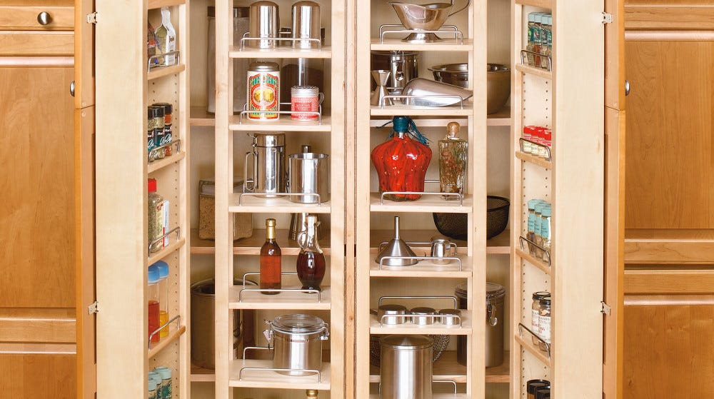 Wood Swing Out Pantry Wood Swing Out Pantry