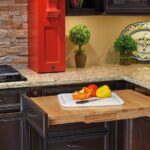 Wood Tambour Table
