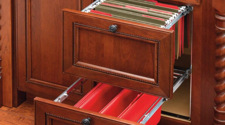 Two-Tier File Drawer System