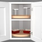 Single Shelf Wood Classic Full Circle Wall Lazy Susan