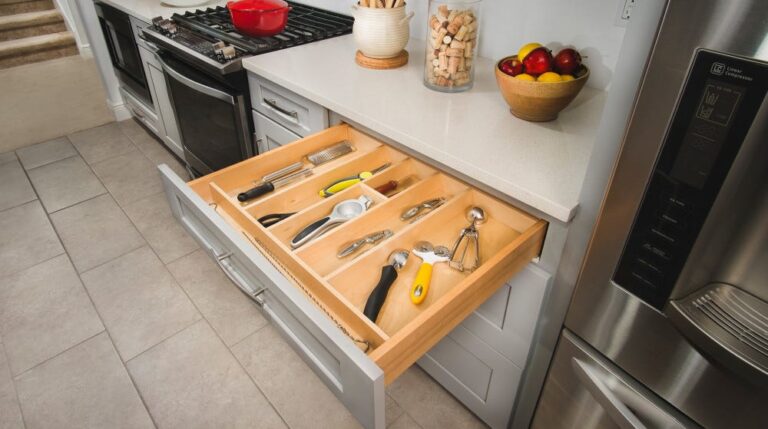 Wood Utensil Tray Insert