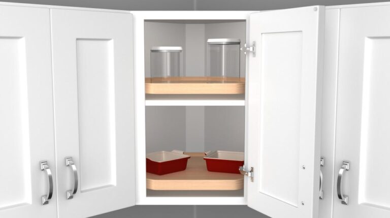 Single Shelf Wood Classic D-Shaped Wall Lazy Susan