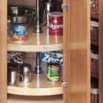 (2) Shelf Wood Classic Full Circle Lazy Susan