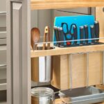 Bottom and Side Mount Knife Block Organizer