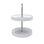 (2) Shelf RAS Polymer Full Circle Lazy Susan