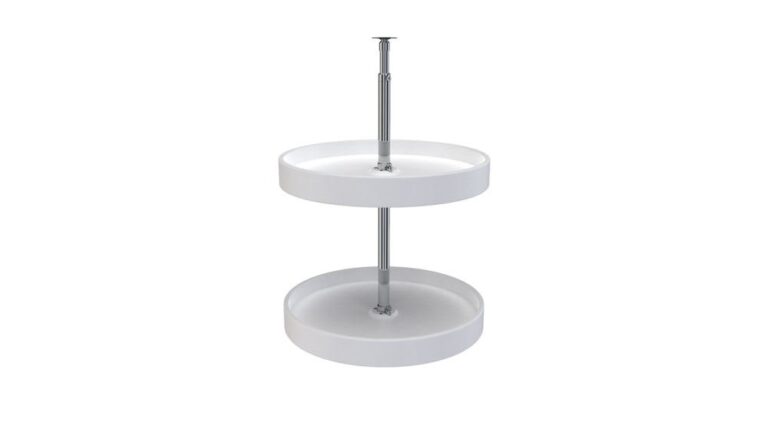 (2) Shelf RAS Polymer Full Circle Lazy Susan