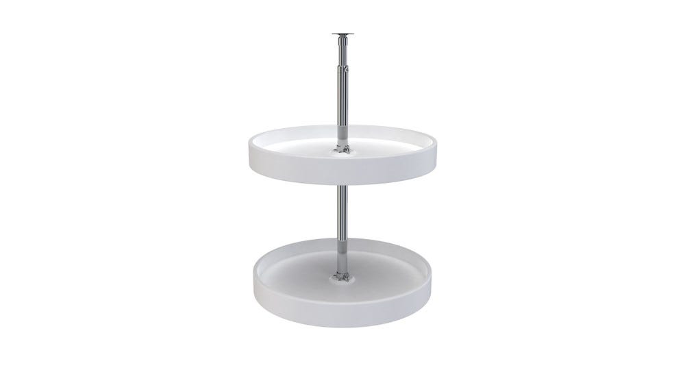 (2) Shelf RAS Polymer Full Circle Lazy Susan (2) Shelf RAS Polymer Full Circle Lazy Susan