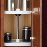 Full Circle (2) Shelf Value Line Polymer Wall Susan w/ Telescoping Post