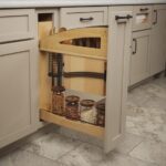 Craftsman Collection Solid Wood Knife Block Pullout Organizer w/ BLUM Soft-Close