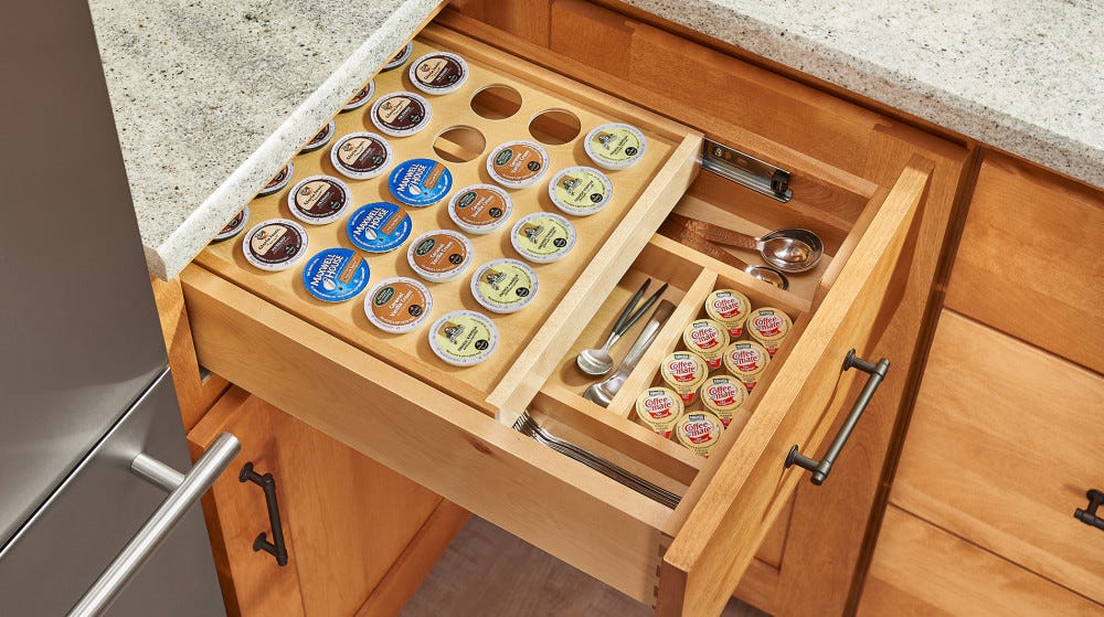 Tiered K-Cup Drawer Tiered K-Cup Drawer
