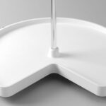 Polymer Value Line Kidney-Shaped 2-Shelf Lazy Susans