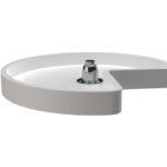 RAS Polymer Bottom Mount Kidney-Shaped Lazy Susan for Wall Cabinets