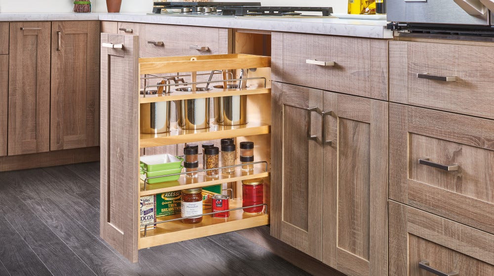 Side and Bottom Mount Base Utensil Pullout w/BLUMOTION Soft-Close Side and Bottom Mount Base Utensil Pullout w/BLUMOTION Soft-Close