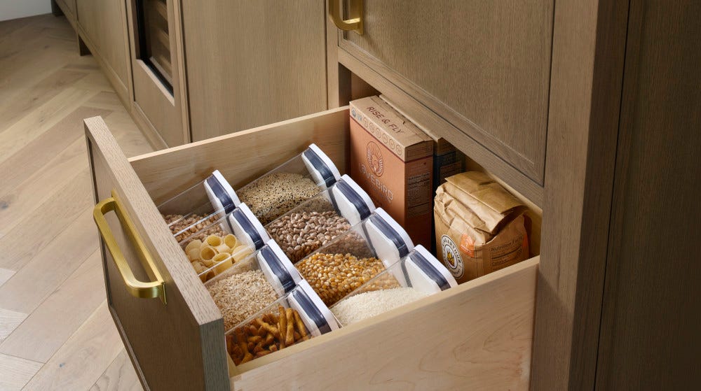 Maple OXO Drawer Insert Organizer Maple OXO Drawer Insert Organizer