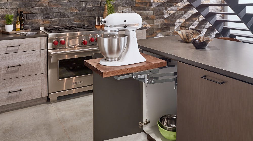 Heavy Duty Mixer Lift with Shelf Heavy Duty Mixer Lift with Shelf