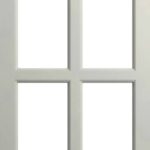 Artesia RTF (4 Lites) thermofoil cabinet door in Fashion Grey, made to your sizes