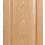Aspen cabinet door in unfinished White Oak, made to size