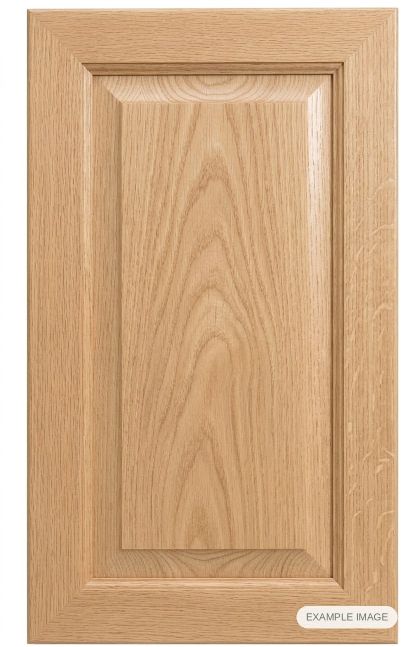 Aspen cabinet door - White Oak Aspen cabinet door in unfinished White Oak, made to size