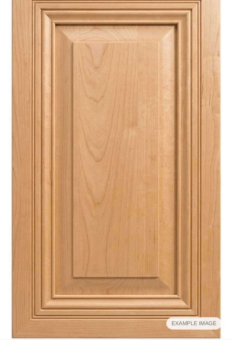 Atherton cabinet door in unfinished Maple Select, made to size