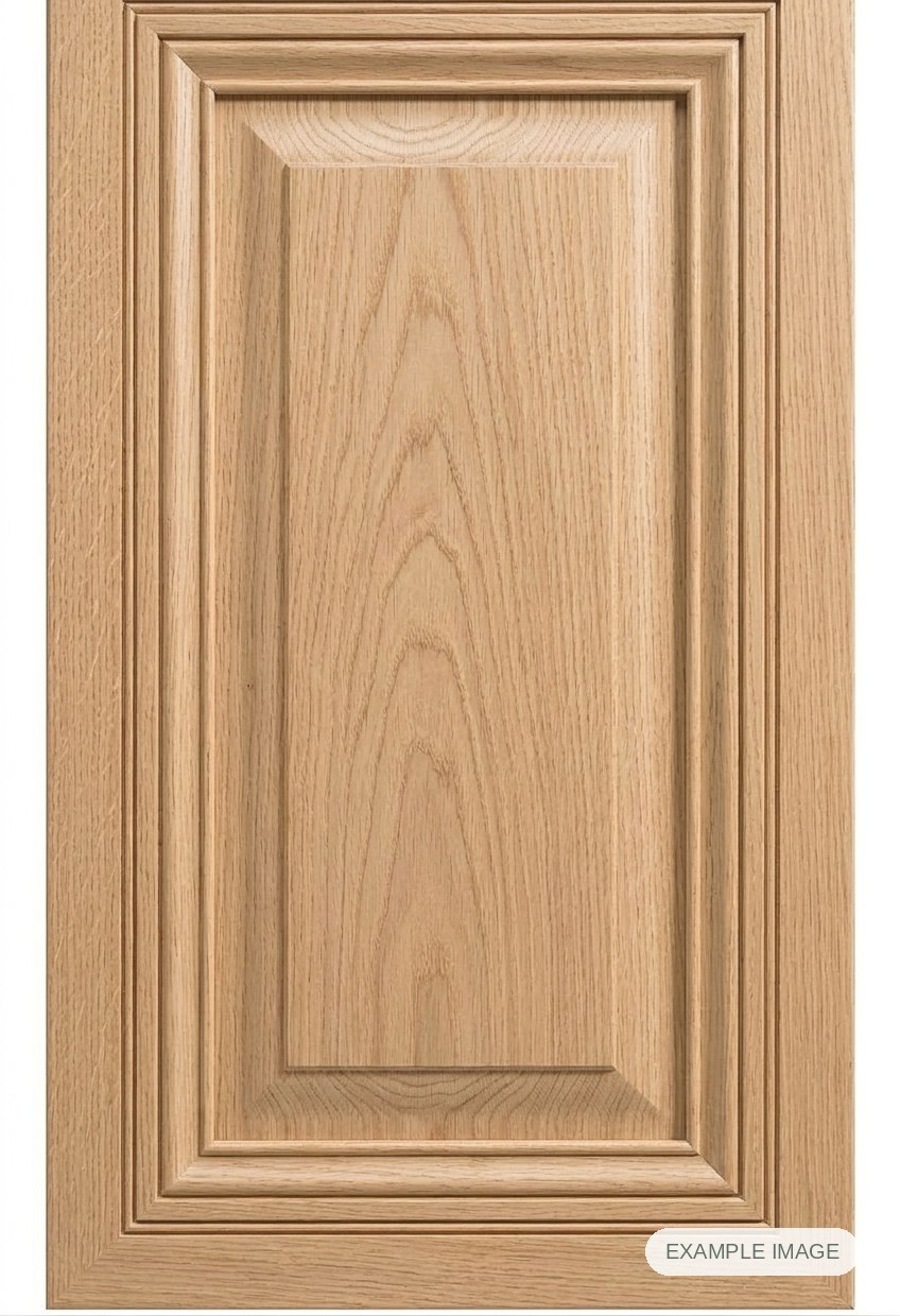 Atherton cabinet door - White Oak Atherton cabinet door in unfinished White Oak, made to size