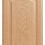Atlanta cabinet door in unfinished White Oak, made to size