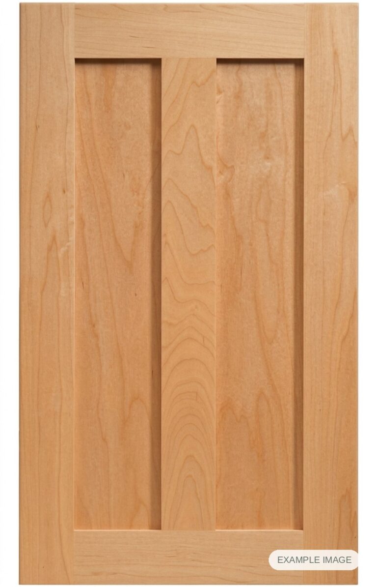 Auburn cabinet door in unfinished Maple Select, made to size