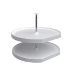Polymer D-Shape 2-Shelf Lazy Daisy