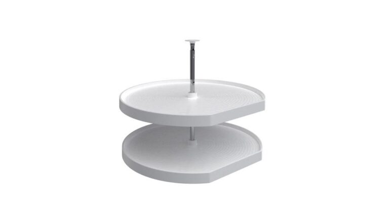 Polymer D-Shape 2-Shelf Lazy Daisy
