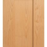 Barcelona cabinet door in unfinished Maple Select, made to size