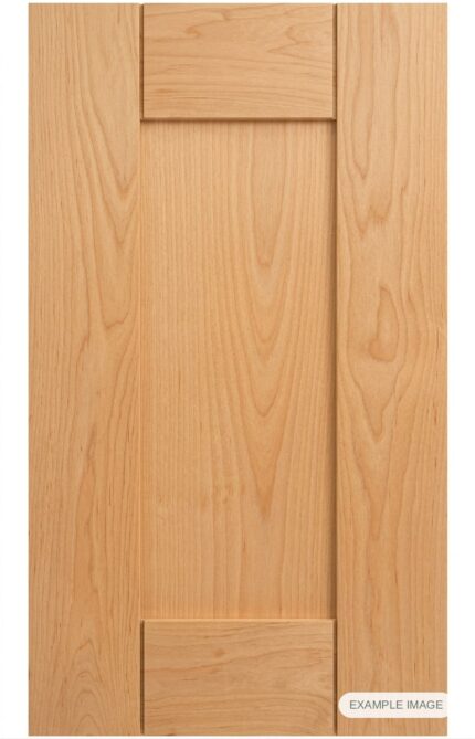 Barcelona cabinet door in unfinished Maple Select, made to size