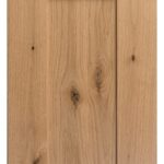 Barcelona Solid cabinet door in unfinished White Oak, made to size