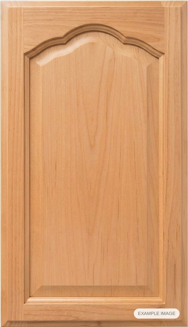 Bergamo cabinet door in unfinished Maple Select, made to size