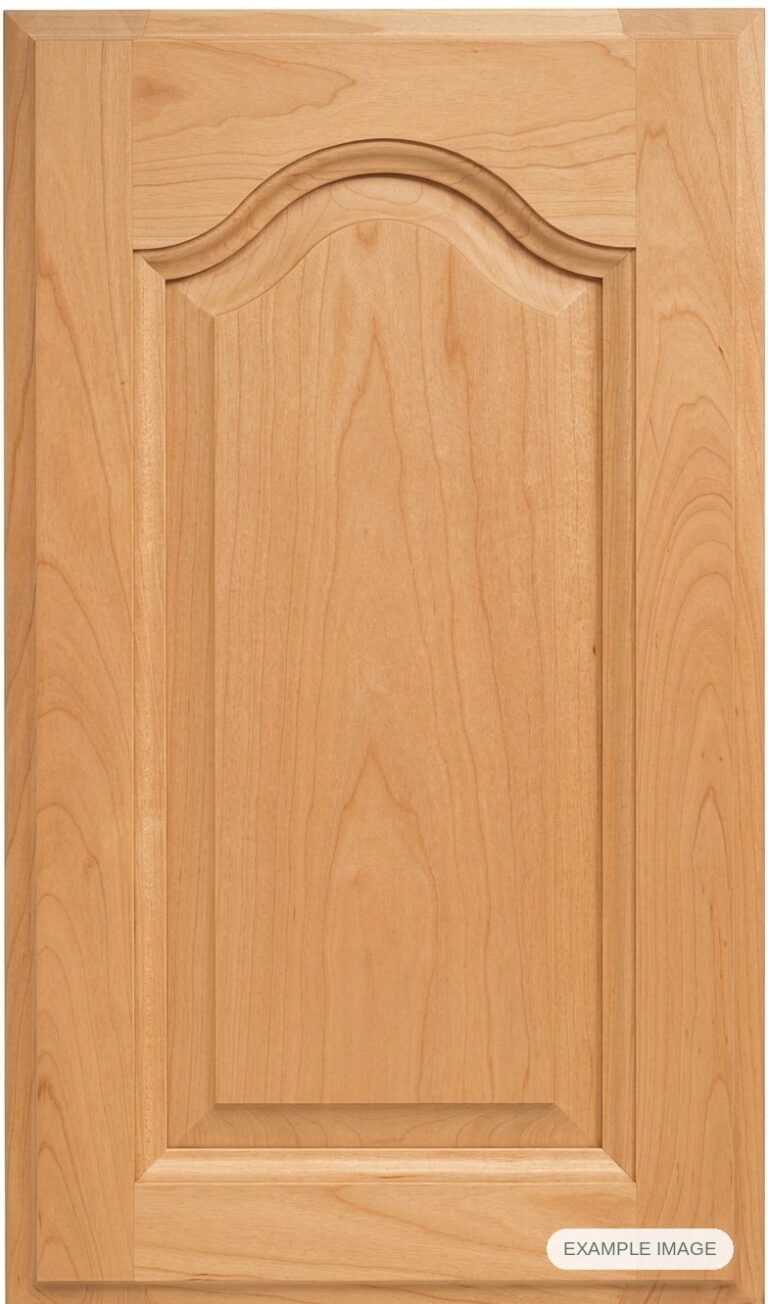 Bordeaux cabinet door in unfinished Maple Select, made to size