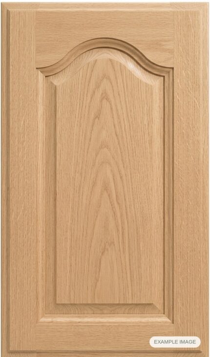 Bordeaux cabinet door in unfinished White Oak, made to size
