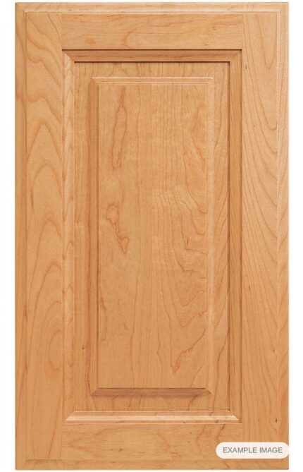 Burgundy cabinet door in unfinished Maple Select, made to size