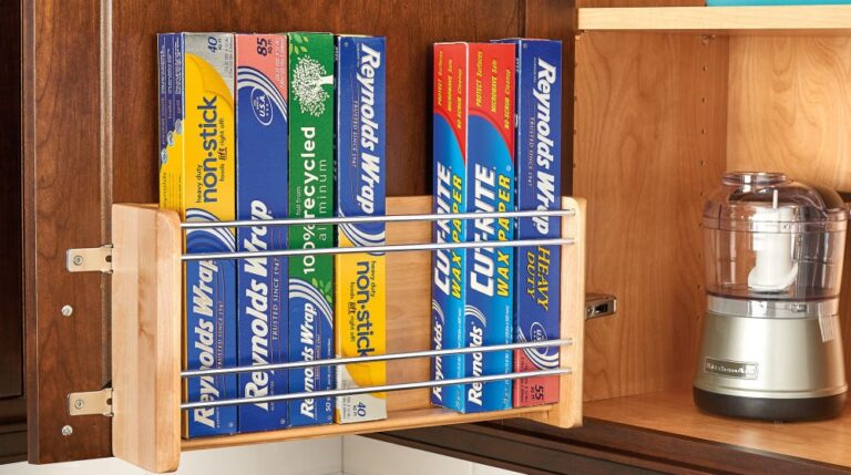 Door Mount Foil Rack