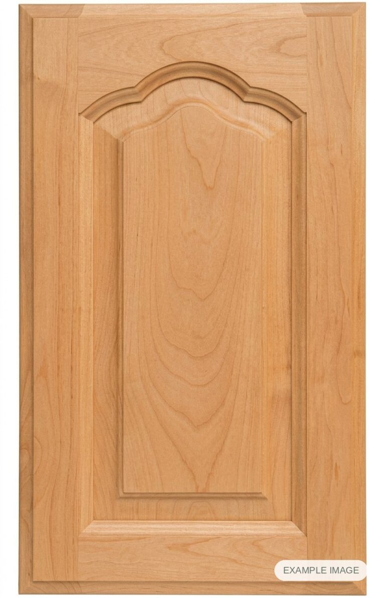 Cabernet cabinet door in unfinished Maple Select, made to size