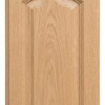 Cabernet cabinet door in unfinished White Oak, made to size