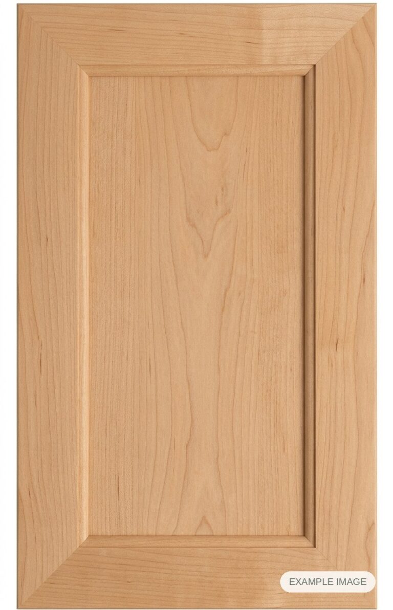 California Inset cabinet door in unfinished Maple Select, made to size