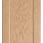 California Inset cabinet door in unfinished White Oak, made to size