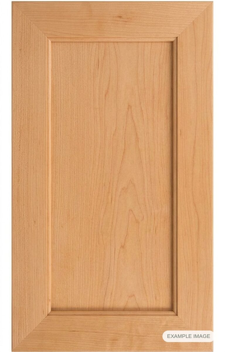 California Solid cabinet door in unfinished Maple Select, made to size