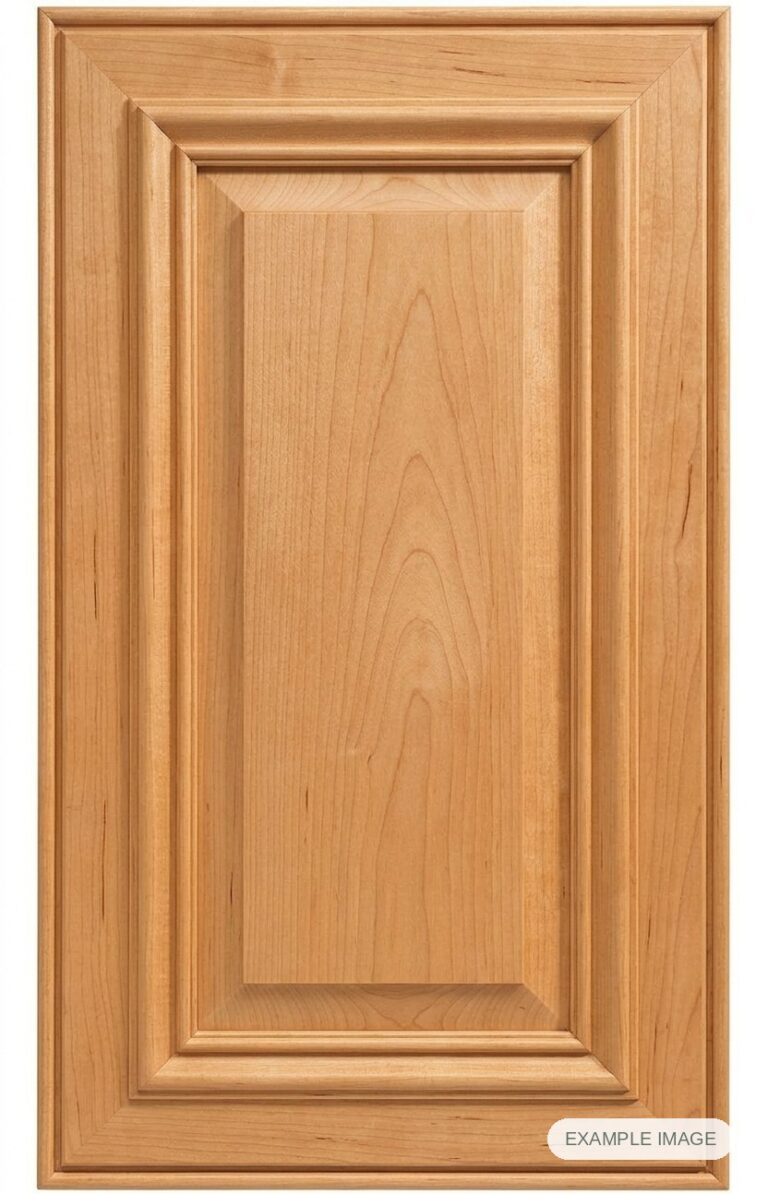 Calistoga cabinet door in unfinished Maple Select, made to size