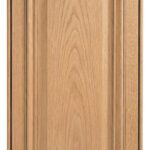 Calistoga cabinet door in unfinished White Oak, made to size