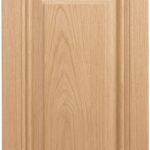Cambridge cabinet door in unfinished White Oak, made to size