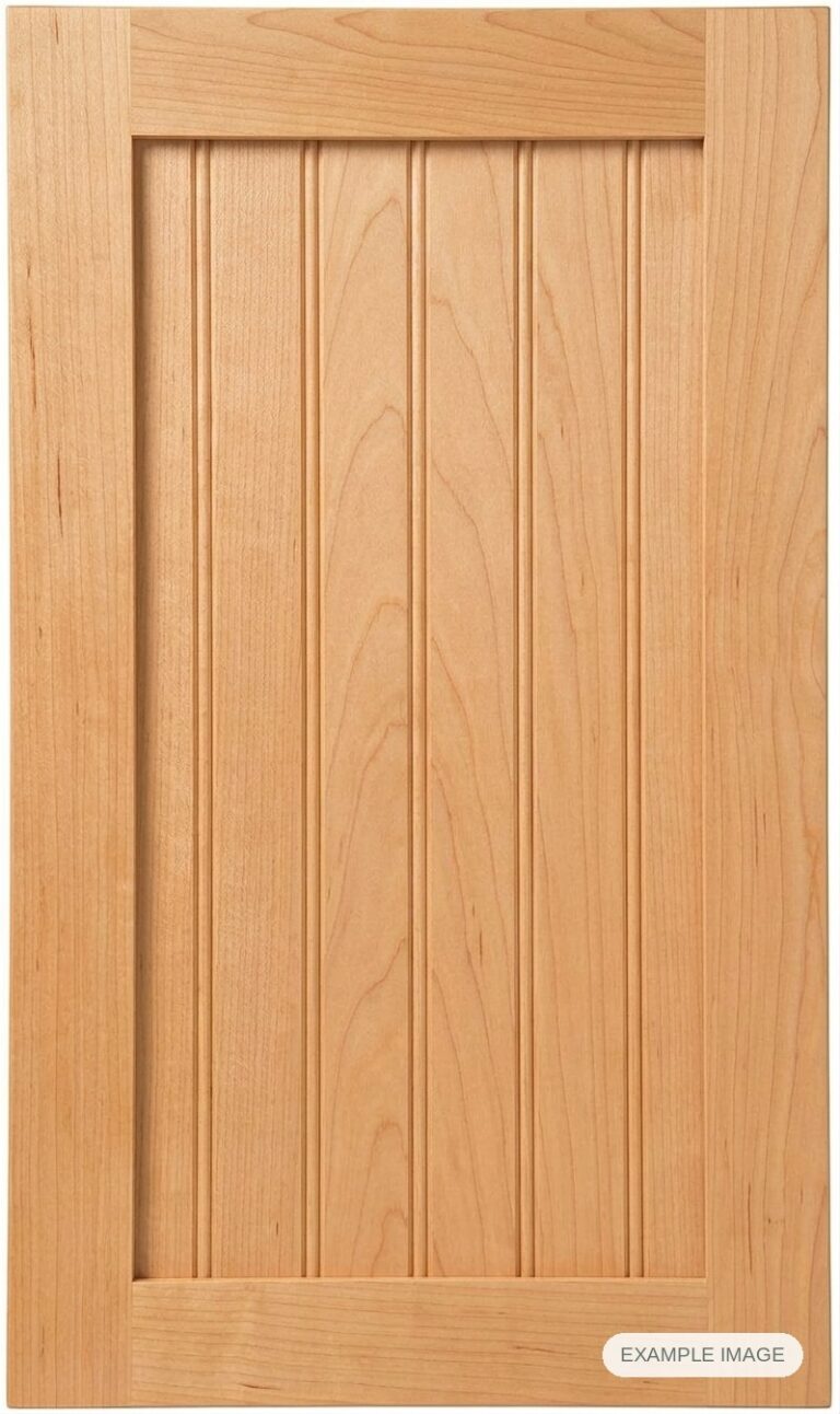 Camden cabinet door in unfinished Maple Select, made to size