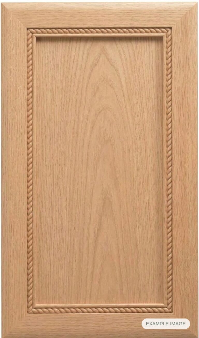 Cape Cod cabinet door in unfinished White Oak, made to size