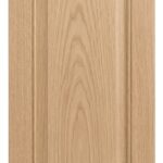 Cascade cabinet door in unfinished White Oak, made to size
