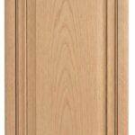 Catalina cabinet door in unfinished White Oak, made to size