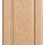 Chardonnay cabinet door in unfinished White Oak, made to size