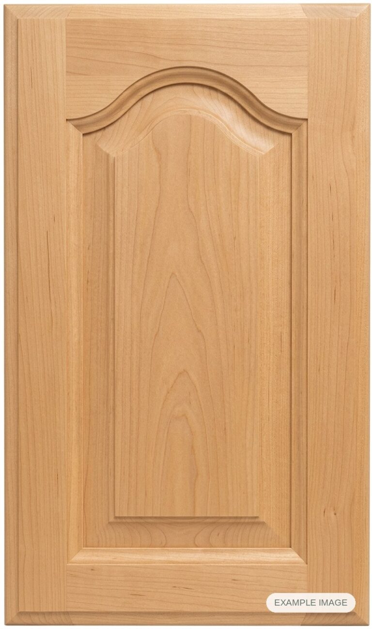 Chateau cabinet door in unfinished Maple Select, made to size